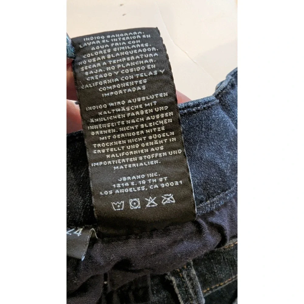 J Brand Womens Fleeting Skinny‎ Leg Jeans Size 24 Dark Wash Denim Pants